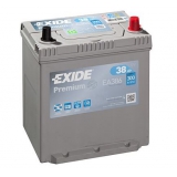 Autobaterie EXIDE Premium, 12V, 38Ah 300A, EA386, Carbon Boost